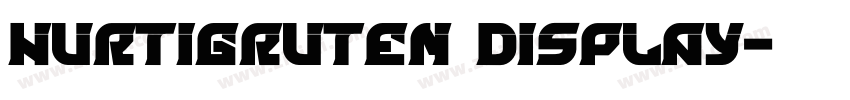 Hurtigruten Display字体转换